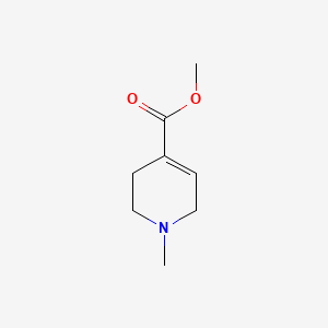 Chemical structure of Methyl 1-methyl-1,2,3,6-tetrahydropyridine-4-carboxylate