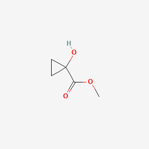 Chemical structure of Methyl 1-hydroxycyclopropanecarboxylate