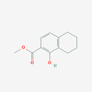 Chemical structure of Methyl 1-hydroxy-5,6,7,8-tetrahydronaphthalene-2-carboxylate