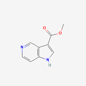 Chemical structure of Methyl 1H-pyrrolo[3,2-c]pyridine-3-carboxylate