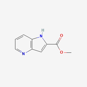 Chemical structure of Methyl 1H-Pyrrolo[3,2-b]pyridine-2-carboxylate