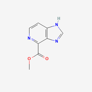 Chemical structure of Methyl 1H-imidazo[4,5-c]pyridine-4-carboxylate