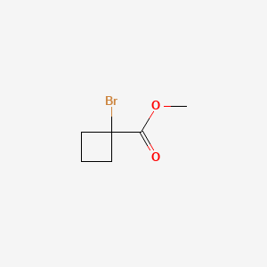 Chemical structure of Methyl 1-bromocyclobutanecarboxylate