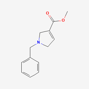 Chemical structure of Methyl 1-Benzyl-2,5-dihydropyrrole-3-carboxylate