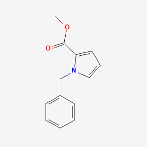Chemical structure of Methyl 1-benzyl-1H-pyrrole-2-carboxylate