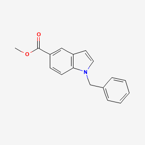 Chemical structure of Methyl 1-benzyl-1H-indole-5-carboxylate