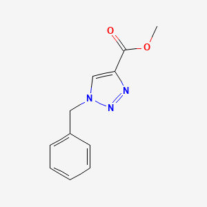 Chemical structure of Methyl 1-benzyl-1H-1,2,3-triazole-4-carboxylate