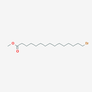 Chemical structure of Methyl 15-bromopentadecanoate