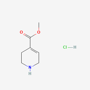 Chemical structure of Methyl 1,2,3,6-Tetrahydropyridine-4-carboxylate Hydrochloride