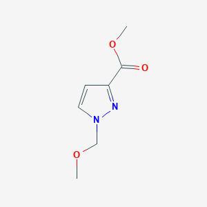 Chemical structure of Methyl 1-(MethoxyMethyl)-1H-pyrazole-3-carboxylate