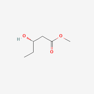 Chemical structure of Methyl (S)-3-Hydroxypentanoate
