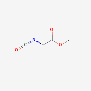 Chemical structure of methyl (2S)-2-isocyanatopropanoate