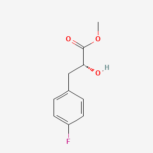 Chemical structure of Methyl (R)-3-(4-Fluorophenyl)-2-Hydroxypropionate