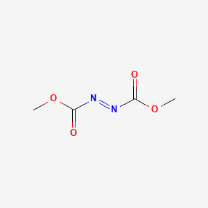 Chemical structure of Dimethyl (E)-diazene-1,2-dicarboxylate