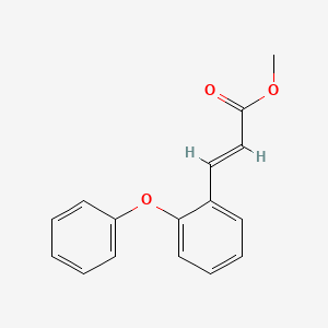 Chemical structure of Methyl 3-(2-phenoxyphenyl)acrylate