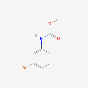 Chemical structure of Methyl (3-bromophenyl)carbamate