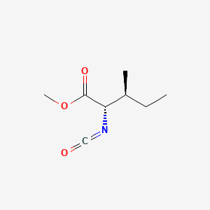 Chemical structure of Methyl (2S,3S)-2-Isocyanato-3-methylvalerate