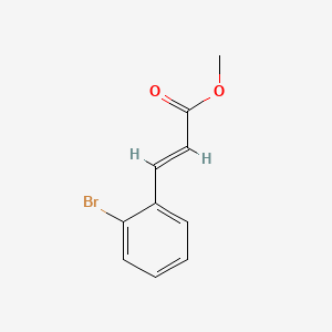 Chemical structure of Methyl 3-(2-bromophenyl)prop-2-enoate