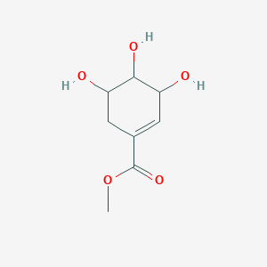 Chemical structure of Methyl (-)-Shikimate