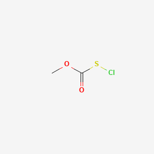 Chemical structure of Methoxycarbonylsulfenyl Chloride