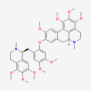 Chemical structure of Methoxyadiantifoline