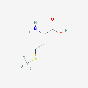 Chemical structure of Methionine-methyl-d3(9CI)
