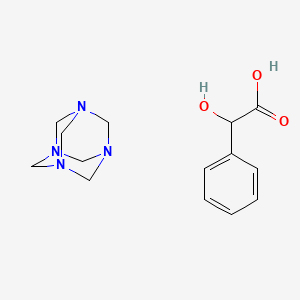 Chemical structure of METHENAMINE MANDELATE
