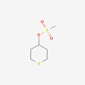 Chemical structure of Methanesulfonic acid
