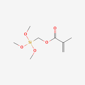 Chemical structure of METHACRYLOXYMETHYLTRIMETHOXYSILANE