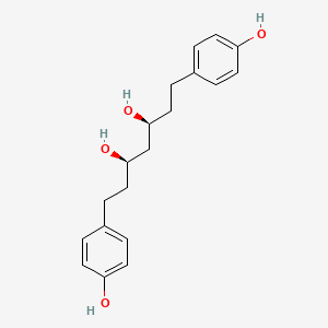 Chemical structure of meso-Hannokinol
