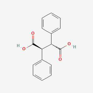 Chemical structure of 2,3-Diphenylsuccinic acid