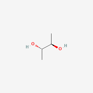 Chemical structure of meso-2,3-Butanediol