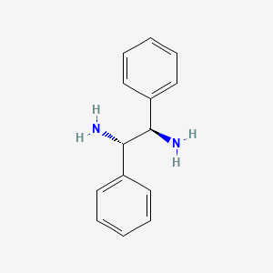 Chemical structure of 1,2-Diphenylethane-1,2-diamine