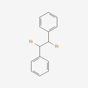 Chemical structure of meso-1,2-Dibromo-1,2-diphenylethane