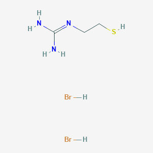 Chemical structure of Mercaptoethylguanidine (MEG) dihydrobromide