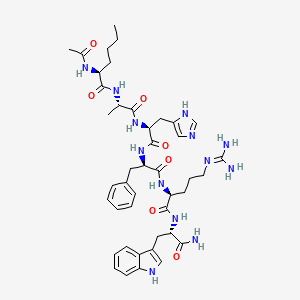 Chemical structure of Acetyl hexapeptide-1