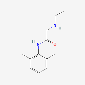 Chemical structure of MEGX