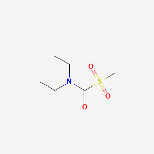 Chemical structure of MeDTC