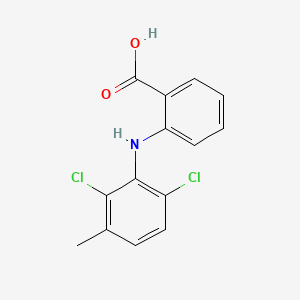 Chemical structure of Meclofenamic Acid