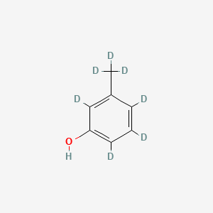 Chemical structure of m-Cresol-d7