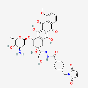 Chemical structure of MCC-Modified Daunorubicinol