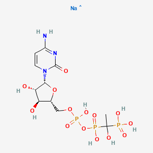 Chemical structure of MBC-11 trisodium