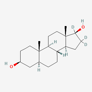 Chemical structure of Maxterone-d3