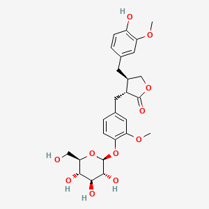 Chemical structure of Matairesinoside