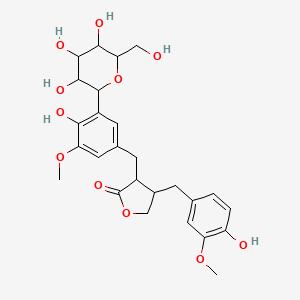 Chemical structure of Trachelosiaside