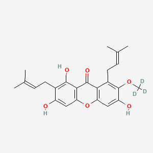 Chemical structure of Mangostin-d3