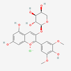 Chemical structure of Malvidin 3-arabinoside