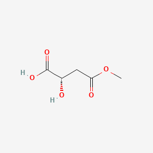 Chemical structure of Malic acid 4-Me ester