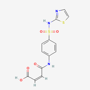 Chemical structure of maleylsulfathiazole