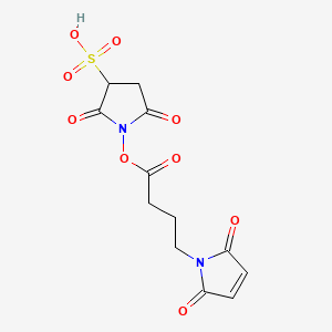 Chemical structure of Mal-amino-sulfo